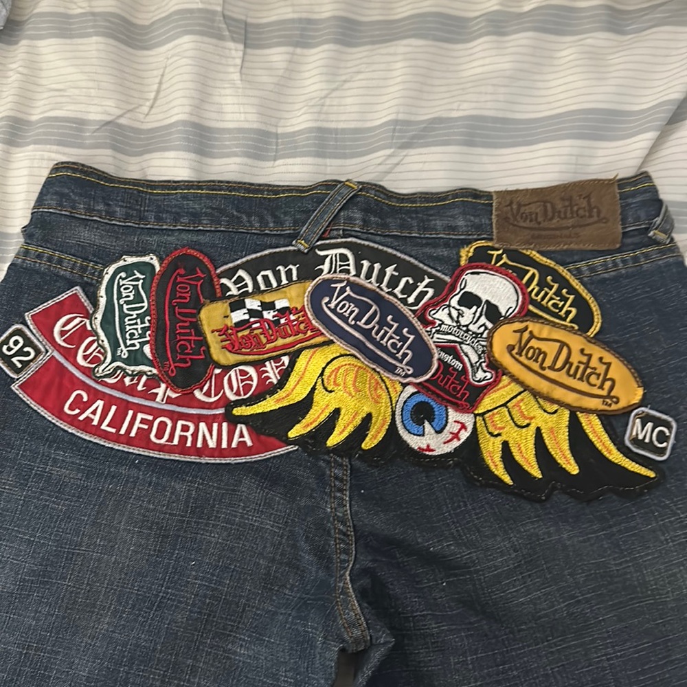 Von dutch jeans woman size 30 kustonmade originals